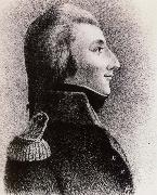 Thomas Pakenham Wolfe Tone in the Uniform of a French Adjutant general as he apeared at his court-martial in Dublin oil painting on canvas